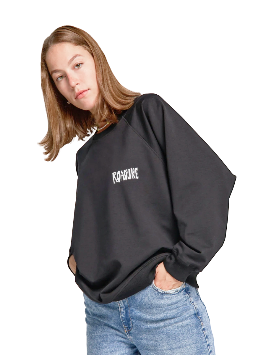 

Свитшот женский RoadLike surf side черный XL, surf side