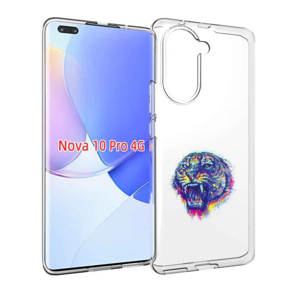 Чехол MyPads Тигр 2 для Huawei Nova 10 Pro противоударный