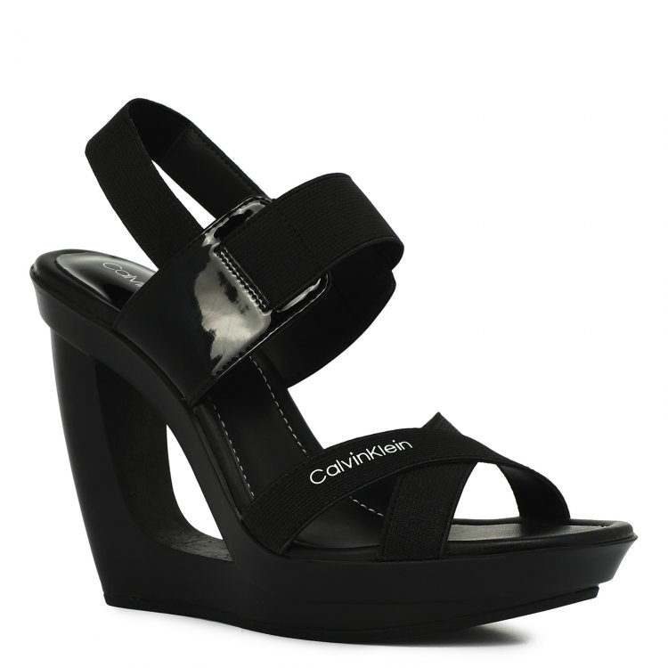 

Босоножки женские Calvin Klein YUSRA_883554 черные 39 EU, YUSRA