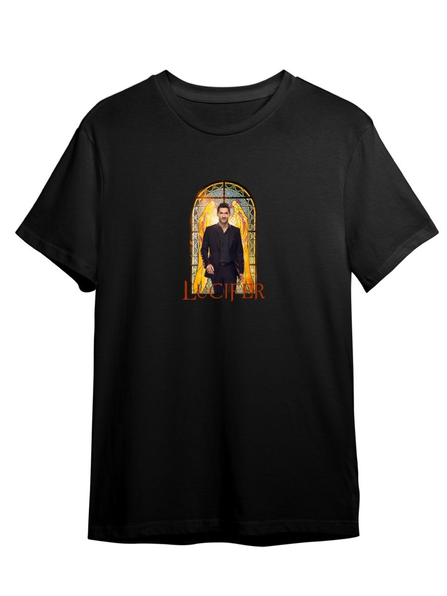 Футболка унисекс Каждому Своё Lucifer/Люцифер/Сериал SRLU2 черная XL