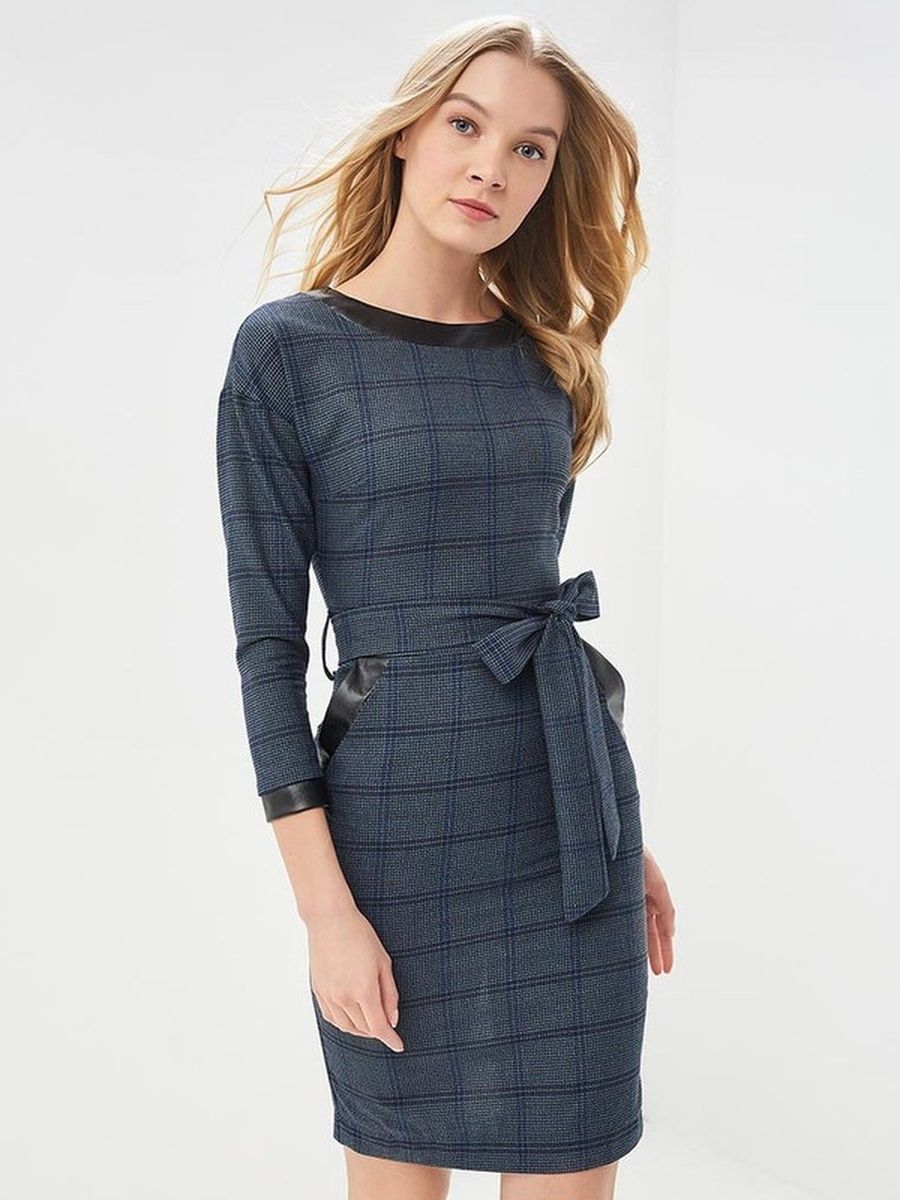 

Платье женское AVEMOD AVE3128 серое 48 RU, Серый, AVE3128