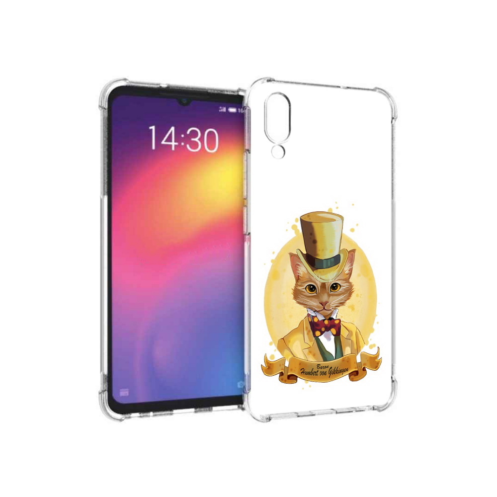 

Чехол MyPads Tocco для Meizu Note 9 кот юрист (PT134513.88.401), Прозрачный, Tocco
