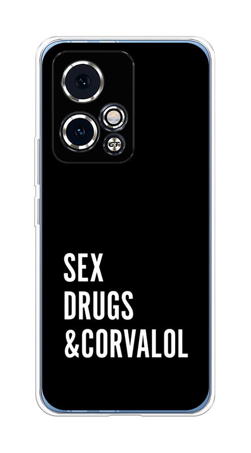 

Чехол на Honor 90 GT "Corvalol", Черный;серый;белый, 6123450-1