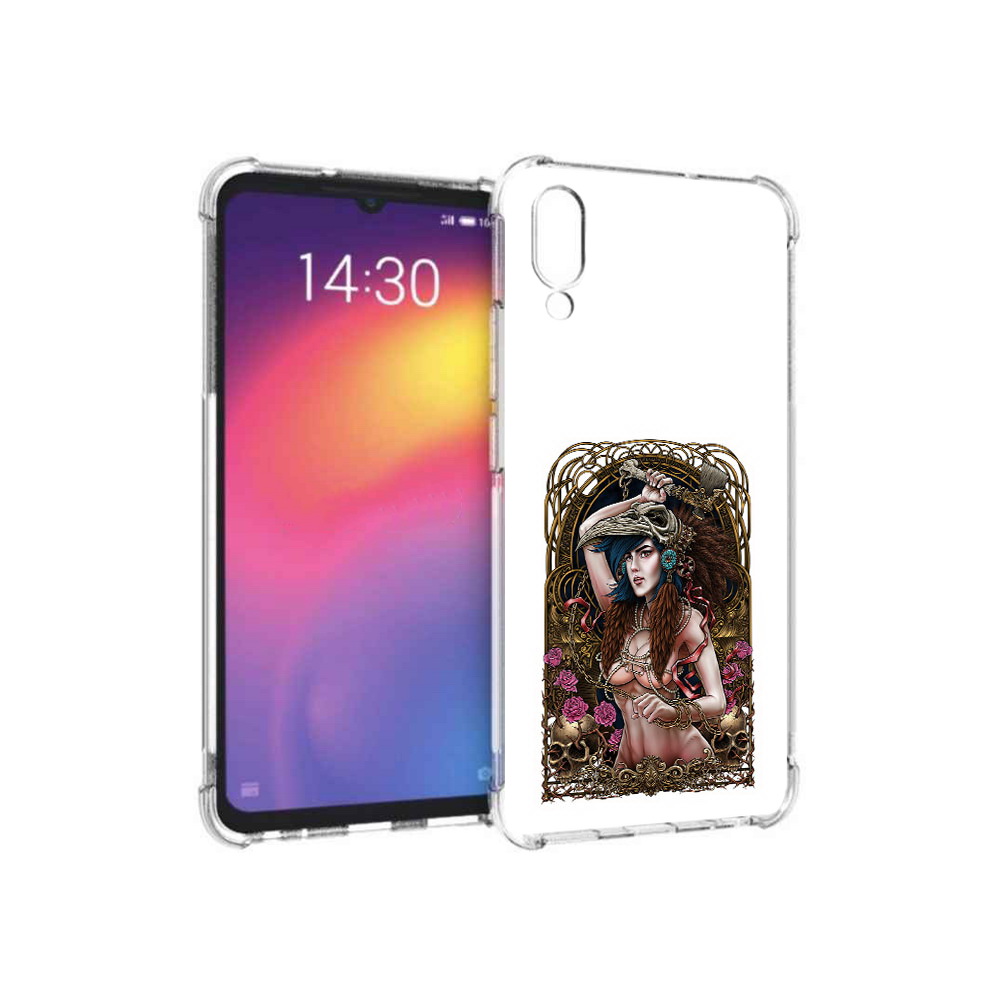 

Чехол MyPads Tocco для Meizu Note 9 красивая девушка рисунок (PT134513.88.407), Прозрачный, Tocco