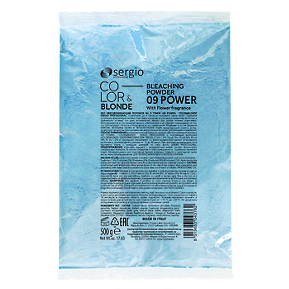 

Порошок Sergio Professional обесцвечивающий Color&Blonde 9 Power пакет 500 г