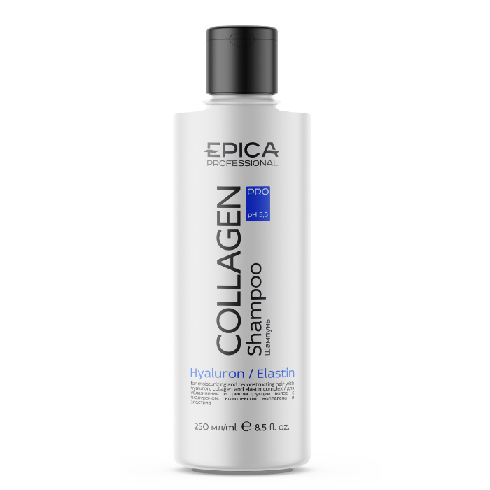 Шампунь для увлажнения и реконструкции волос Epica Collagen PRO, 250 мл
