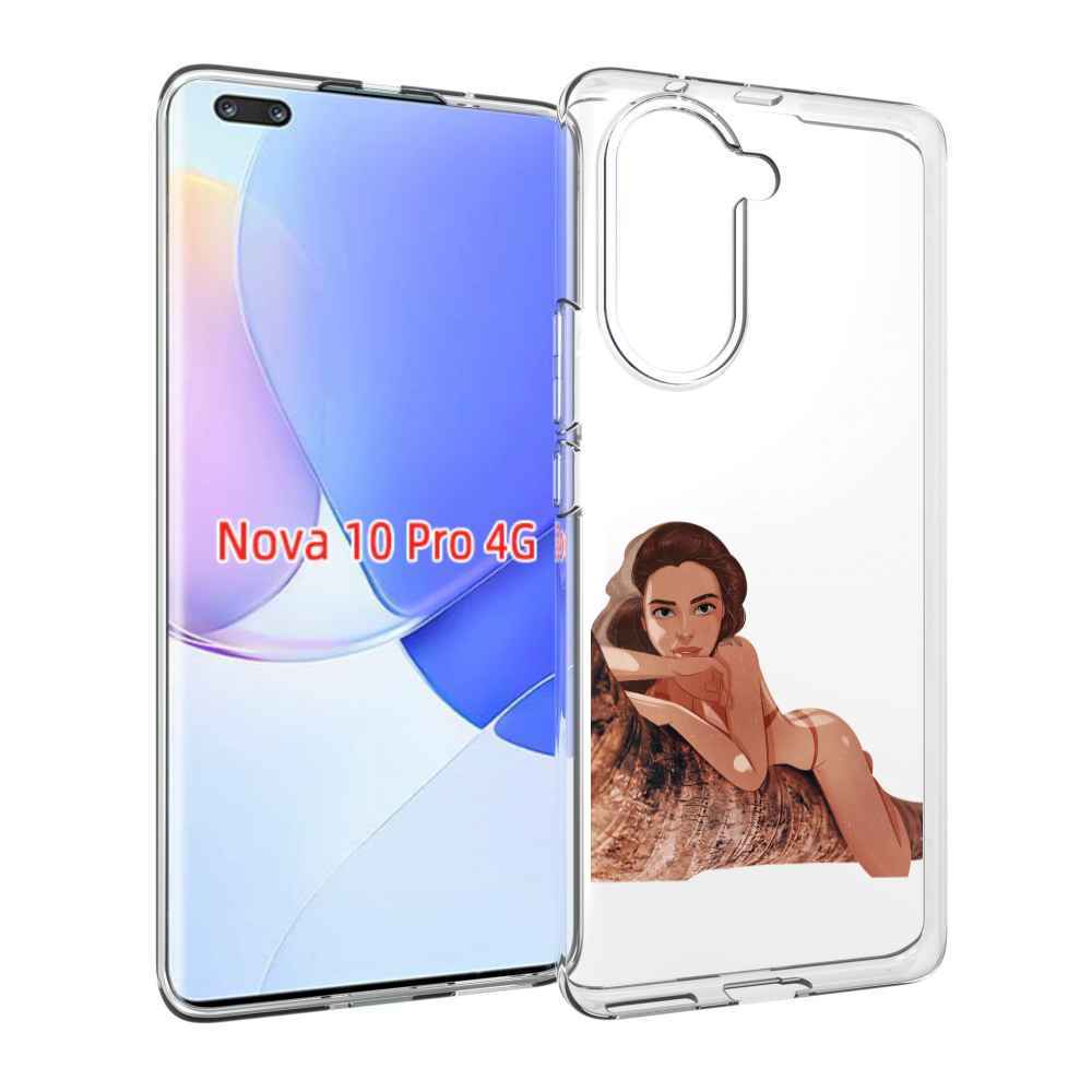 Чехол MyPads амазонка-на-дереве для Huawei Nova 10 Pro противоударный