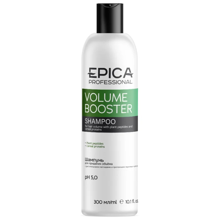 Купить Шампунь для придания объёма волос Epica Volume booster 300 мл, Epica Volume booster - Шампунь для придания объёма волос, 300 мл