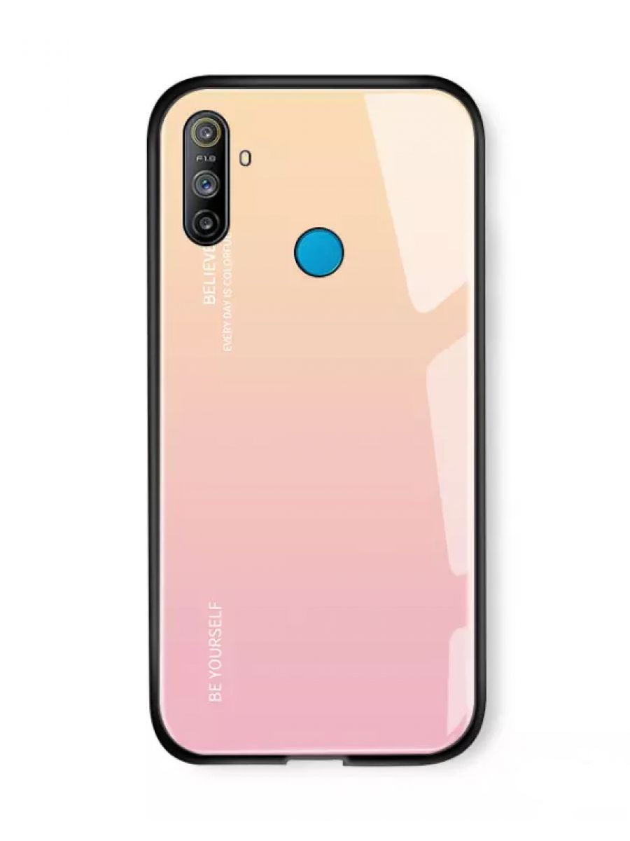 

Чехол Gradation для смартфона Realme C3 Золотой, Золотистый