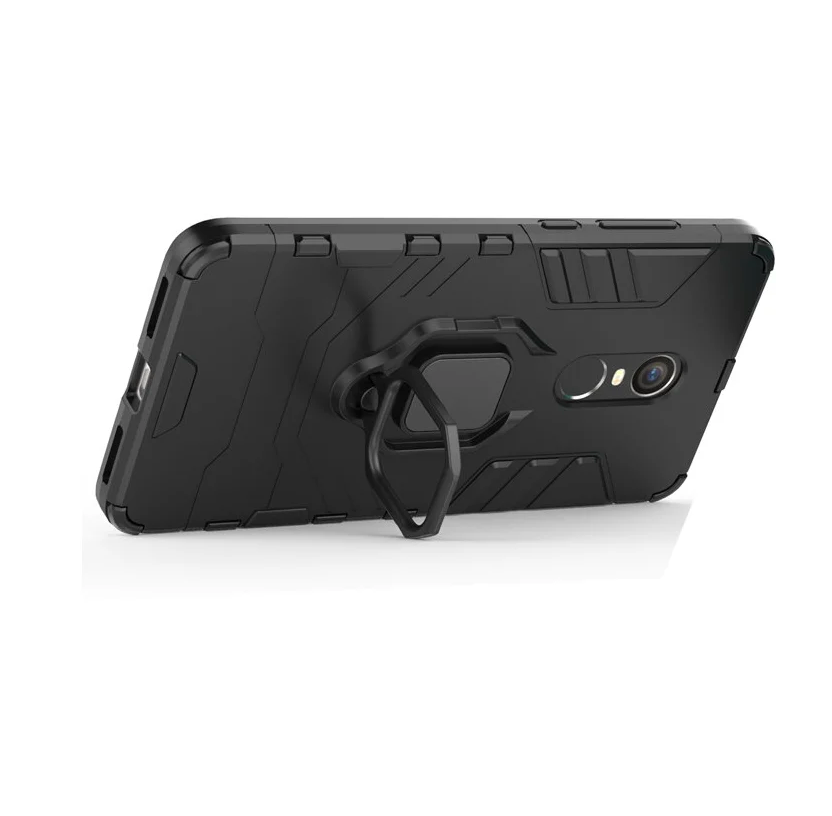 

Противоударный чехол с кольцом Panther Case для Xiaomi Redmi Note 4X, Черный