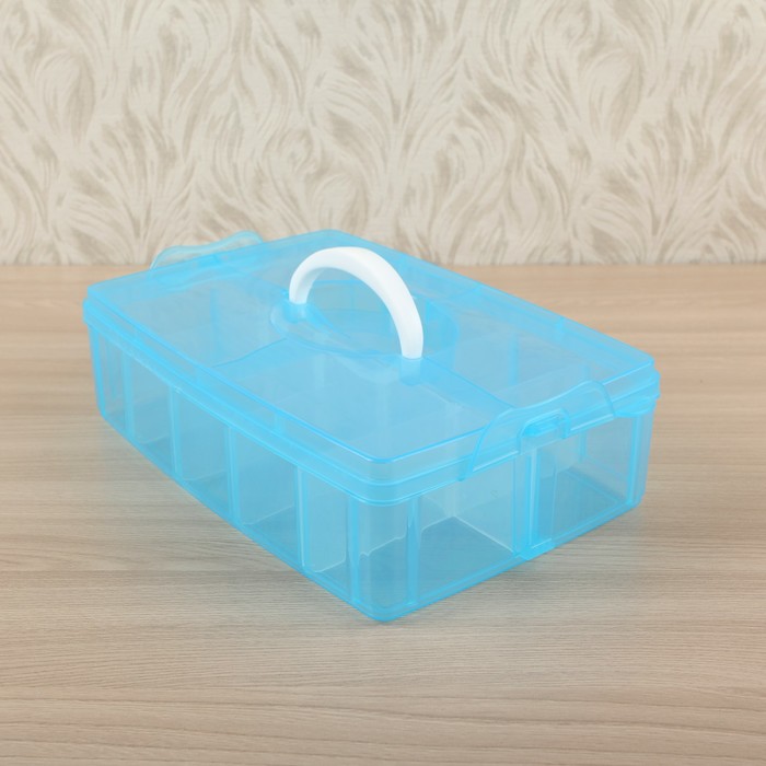 

Бокс для хранения, 10 ячеек, 25,5x17x7 см, цвет МИКС, Боксы для хранения "Порядок"