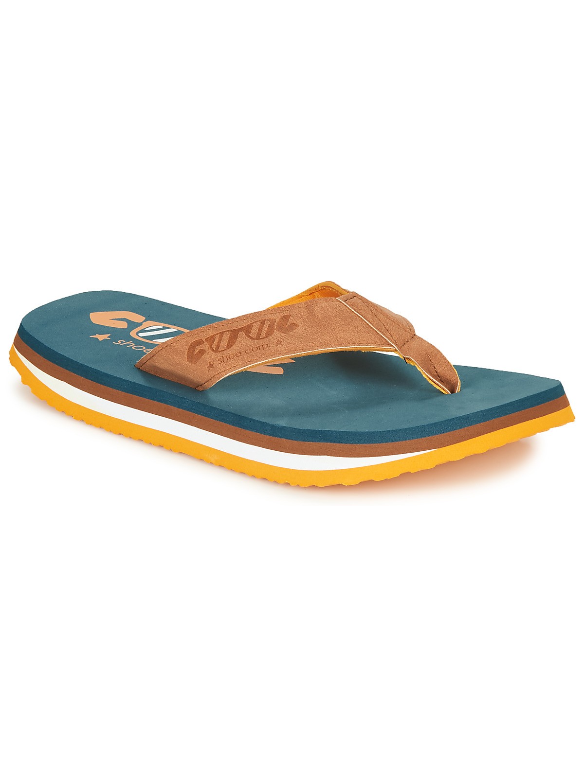 

Вьетнамки мужские Cool shoe 16534268 коричневые 41 EU, Коричневый, 16534268