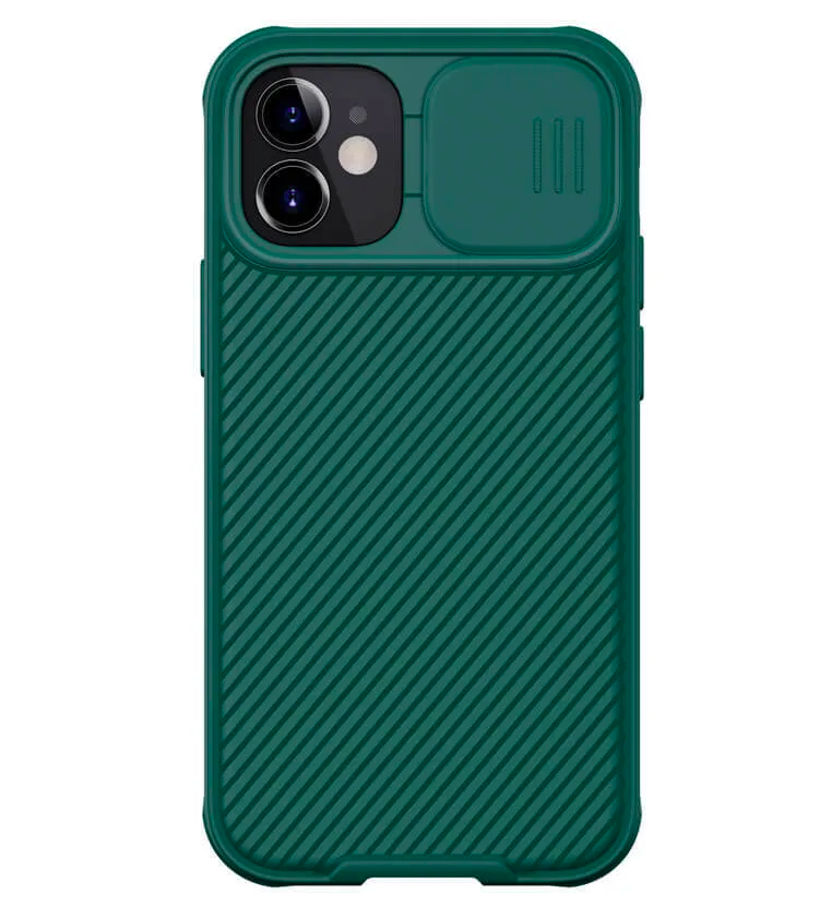 

Накладка Nillkin CamShield Pro Case с защитой камеры для iPhone 12 Mini, Зеленый