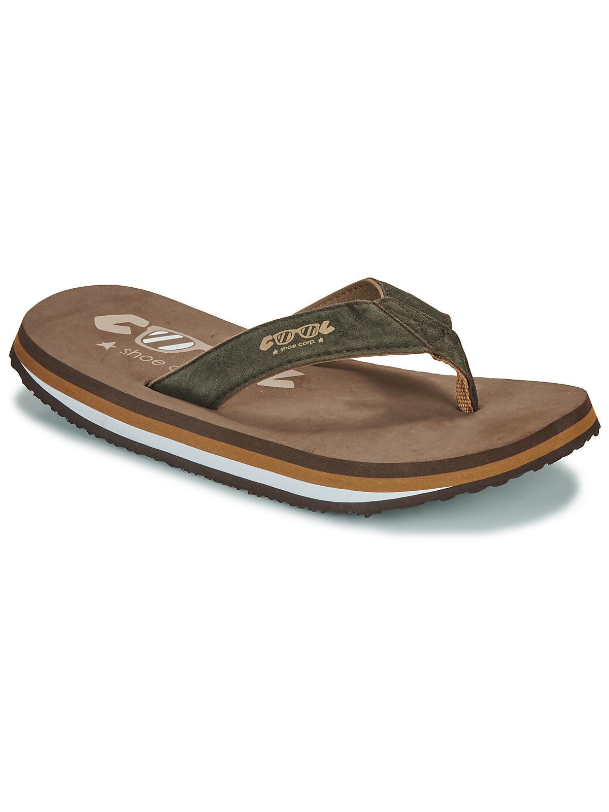 

Вьетнамки мужские Cool shoe 21191345 коричневые 43 EU, Коричневый, 21191345