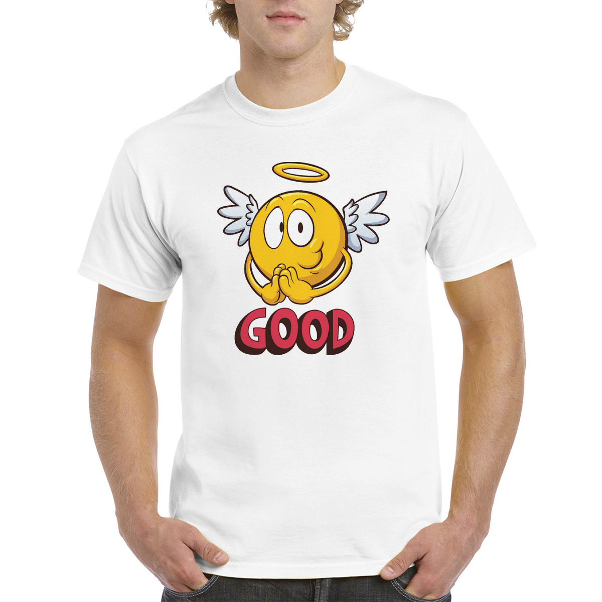 

Футболка унисекс CoolPodarok M0114041 белая 50 RU, Белый, M0114041