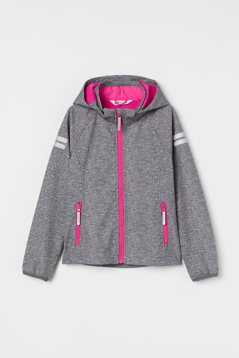 

Куртка детская H&M 0967621, цвет серый/розовый, размер 158 (доставка из-за рубежа), 0967621