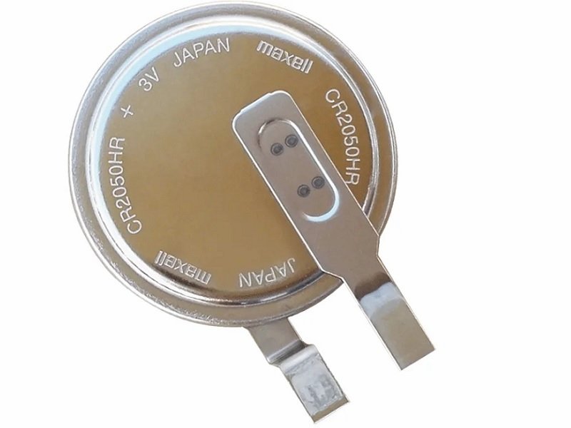 

Батарейка MAXELL CR2050B, CR2050HR с ножками под пайку, 200.01402