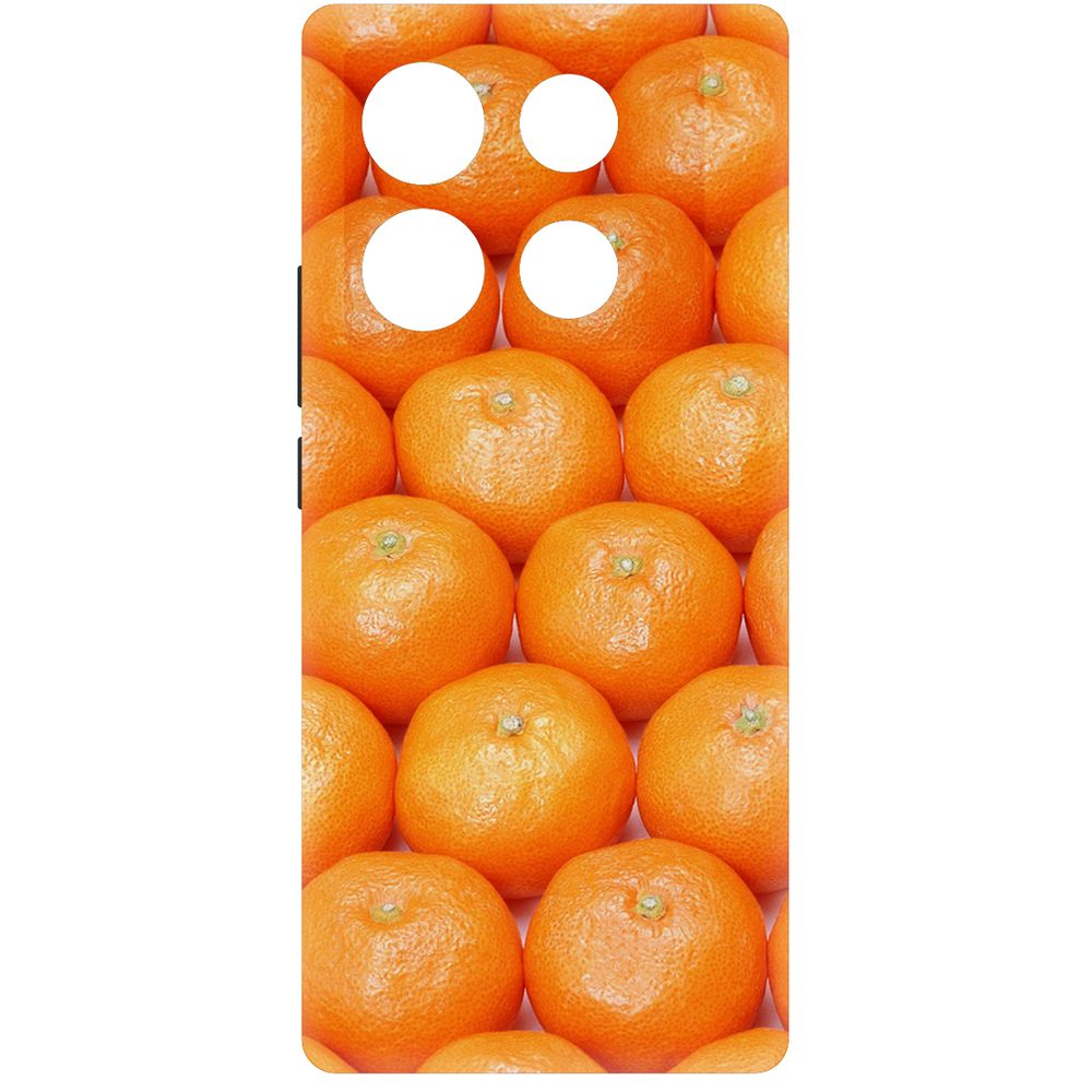 

Чехол-накладка Krutoff Soft Case Мандаринки для INFINIX Note 40 Pro черный