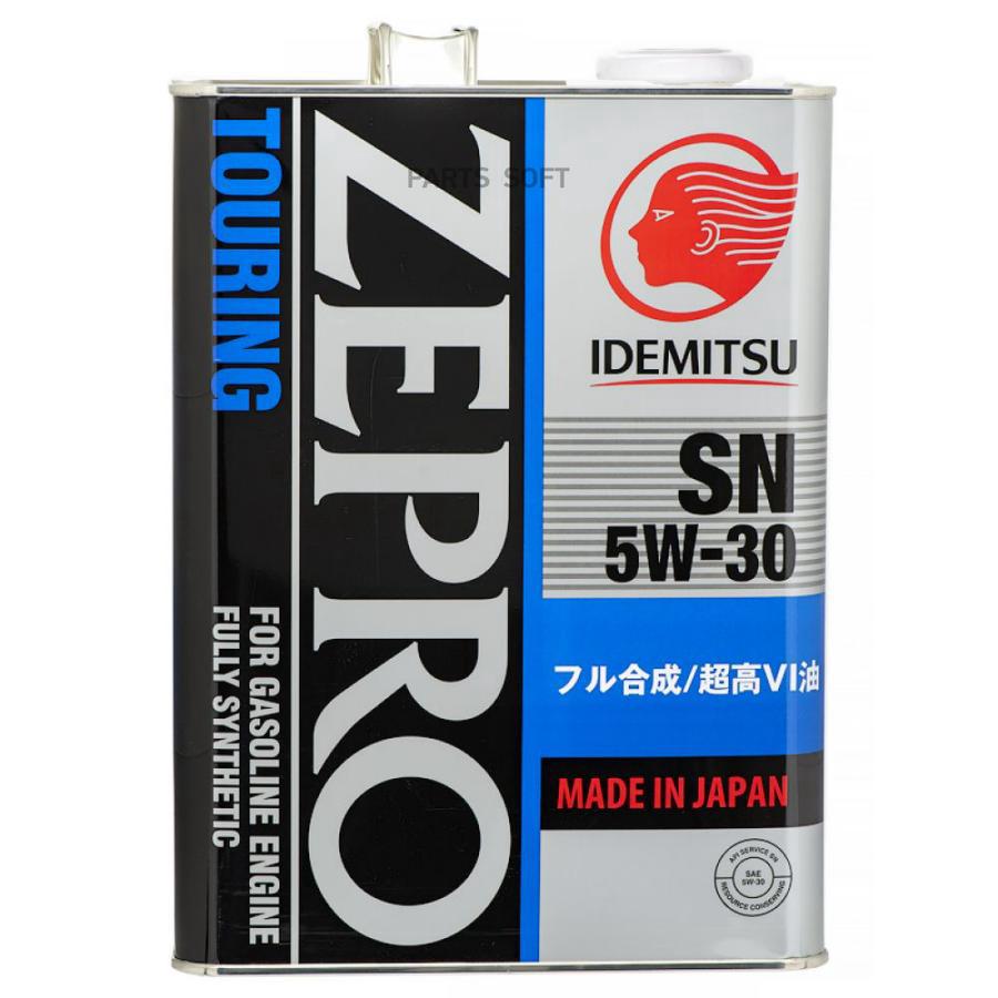 

Моторное масло Idemitsu ZEPRO TOURING SN 5W30 4л