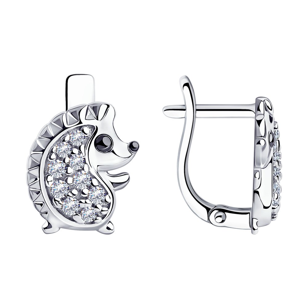 

Серьги из серебра Diamant 94-120-00983-1, фианит, 94-120-00983-1