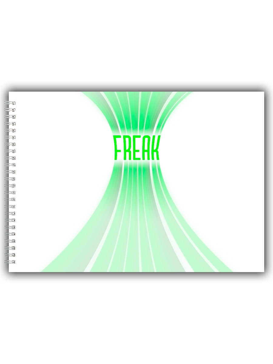 

Альбом для рисования DRABS Freak, яркие зеленые полосы