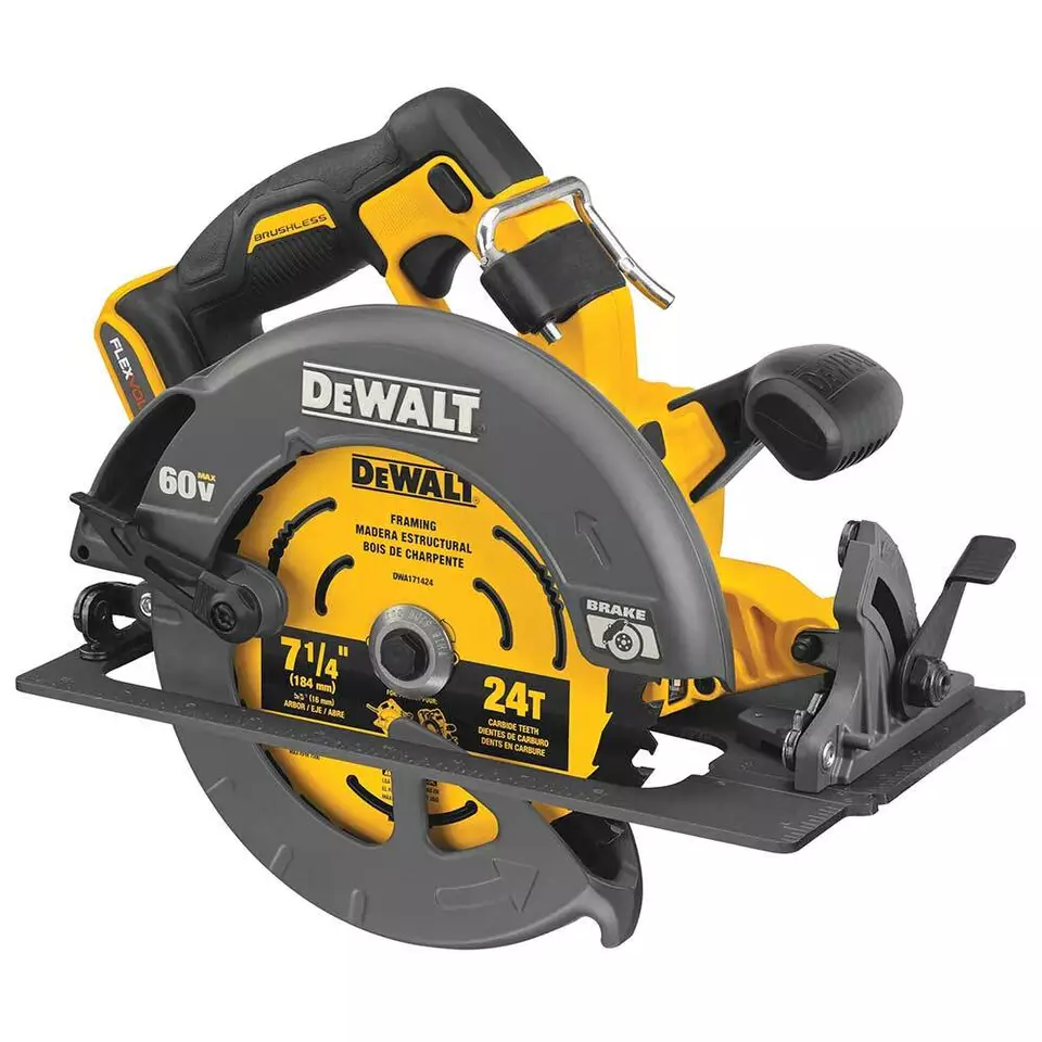 Аккумуляторная дисковая пила DeWalt DCS578N желтый,  черный