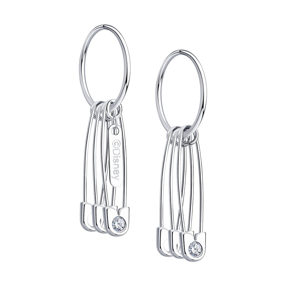 

Серьги из серебра с фианитом SKLV 94024782, 94024782