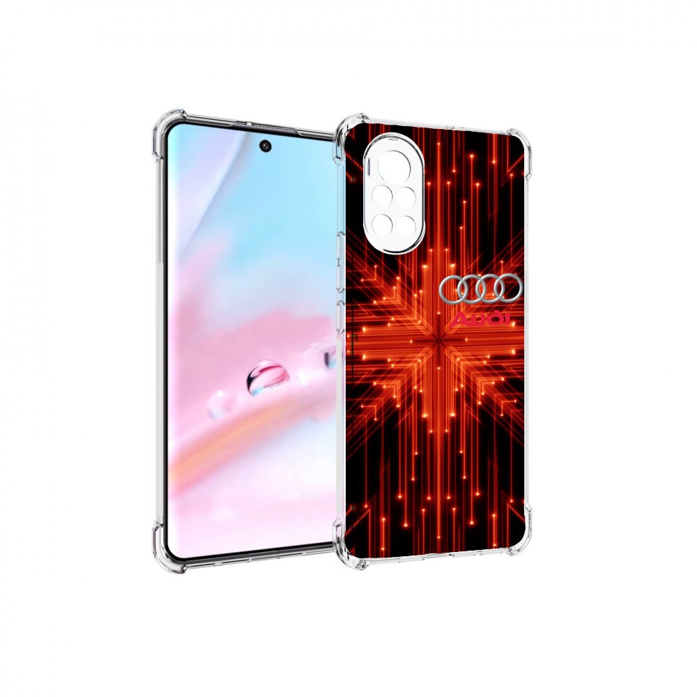 

Чехол MyPads Ауди-на-неоновом-фоне для Huawei Nova 8 (ANG-LX1), Прозрачный, Tocco