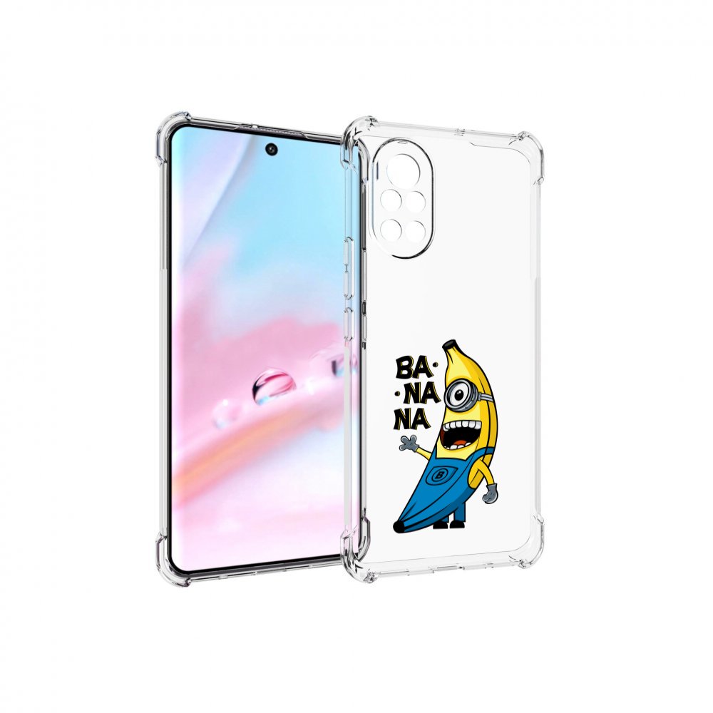 

Чехол MyPads Банана-миньон для Huawei Nova 8 (ANG-LX1), Прозрачный, Tocco