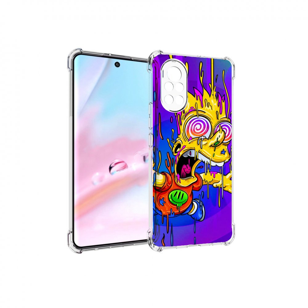 

Чехол MyPads Барт-арт-стрит для Huawei Nova 8 (ANG-LX1), Прозрачный, Tocco