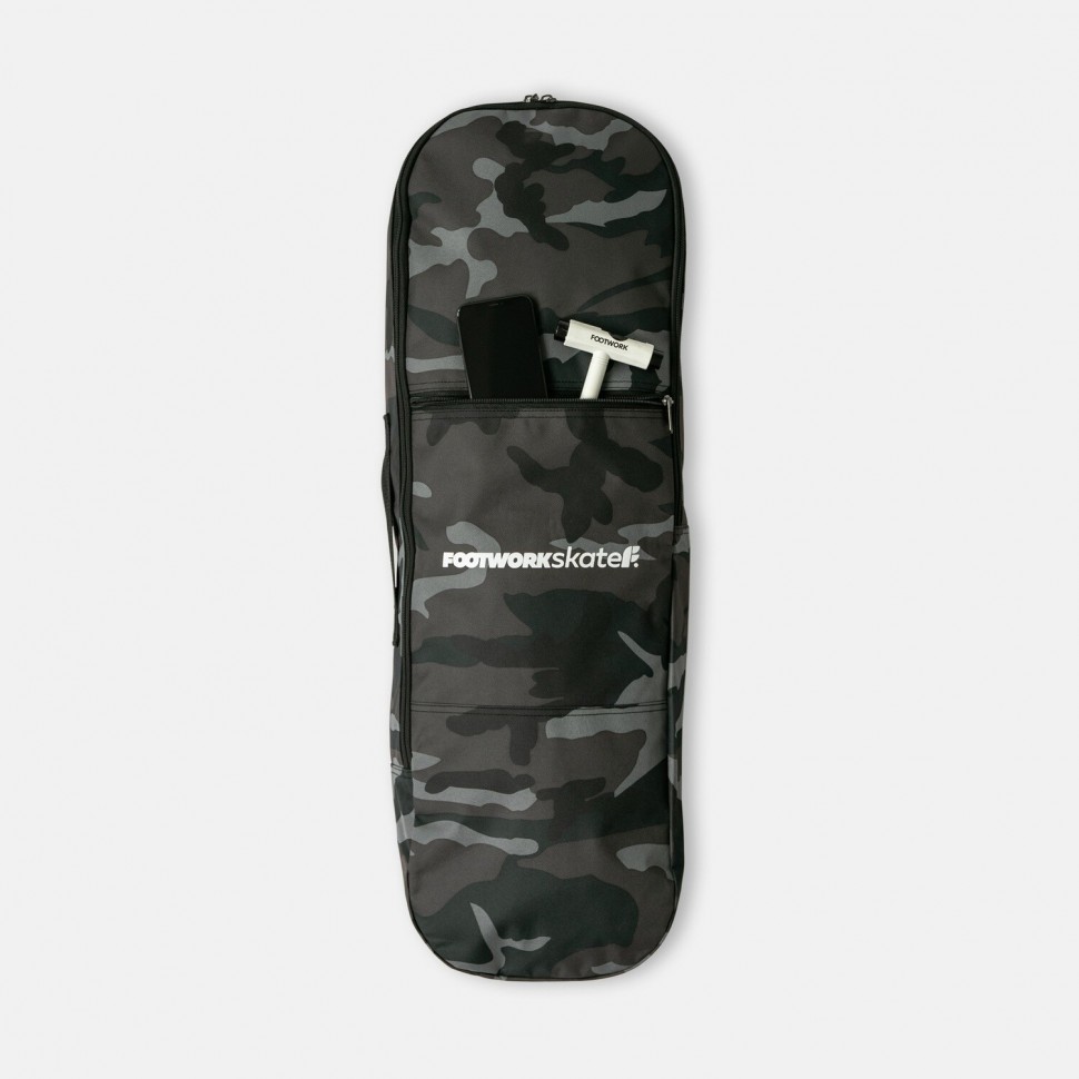 

Чехол для скейтборда FOOTWORK Deckback Black Camo 2022