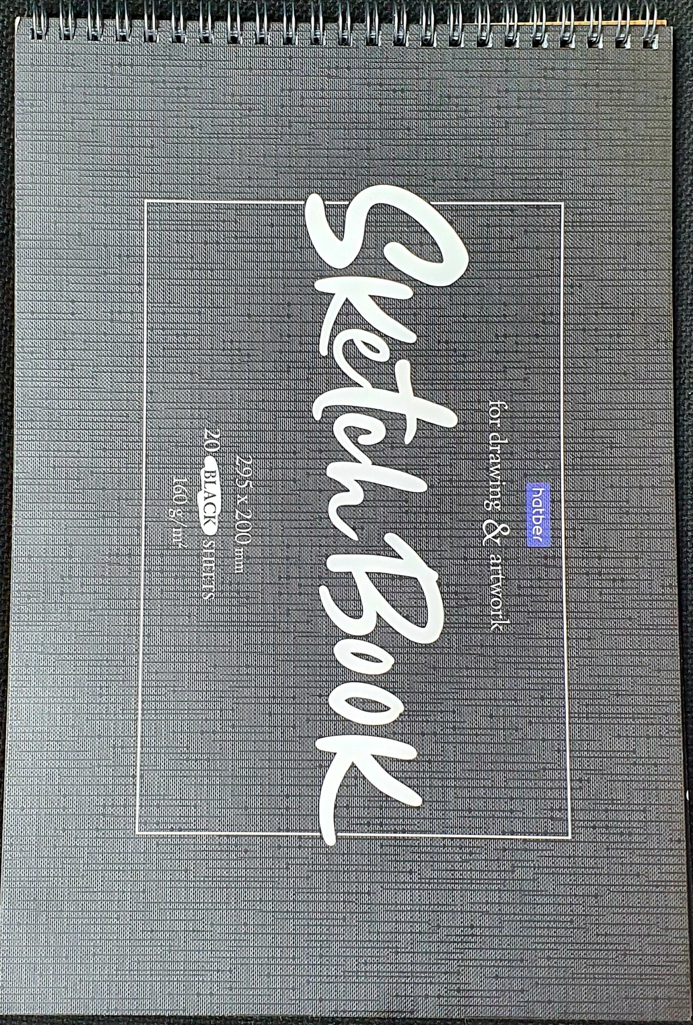 

Альбом для рисования, Hatber Premium, SketchBook, чёрная бумага, формат А4, на гребне,