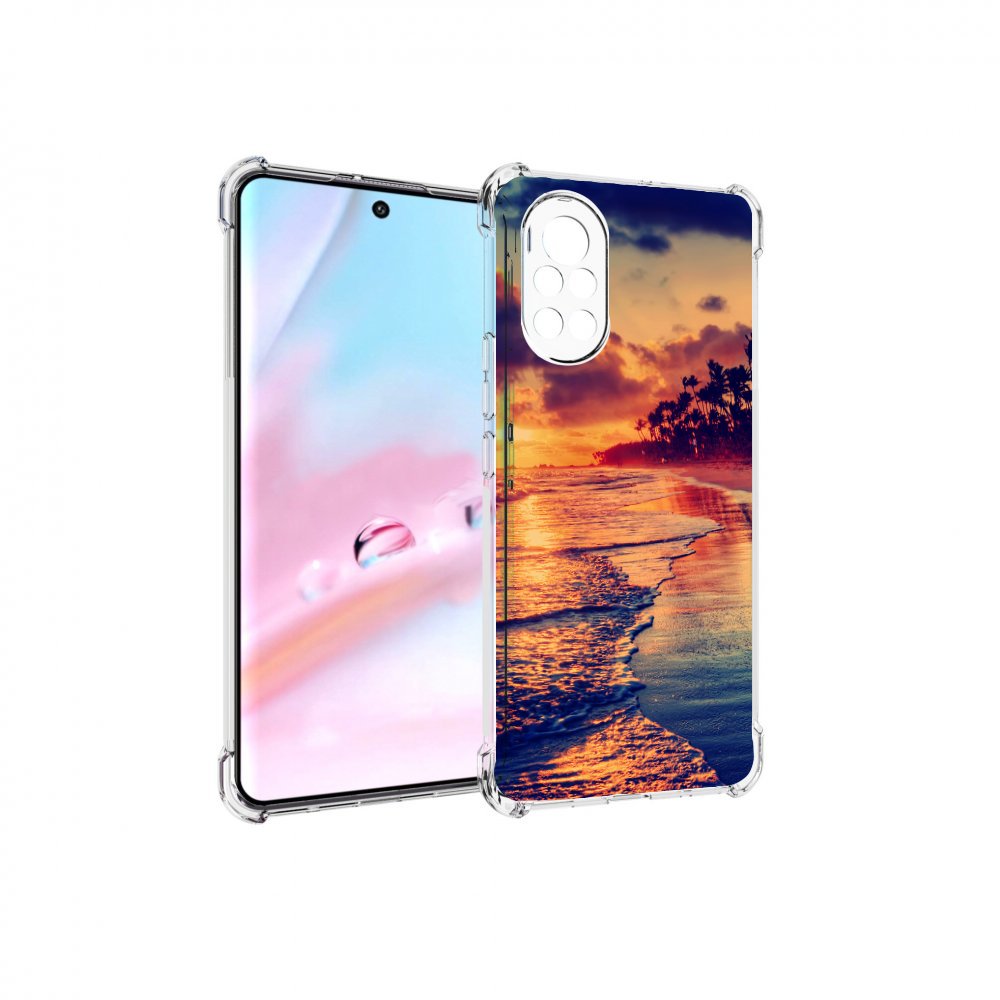 

Чехол MyPads Берег для Huawei Nova 8 (ANG-LX1), Прозрачный, Tocco