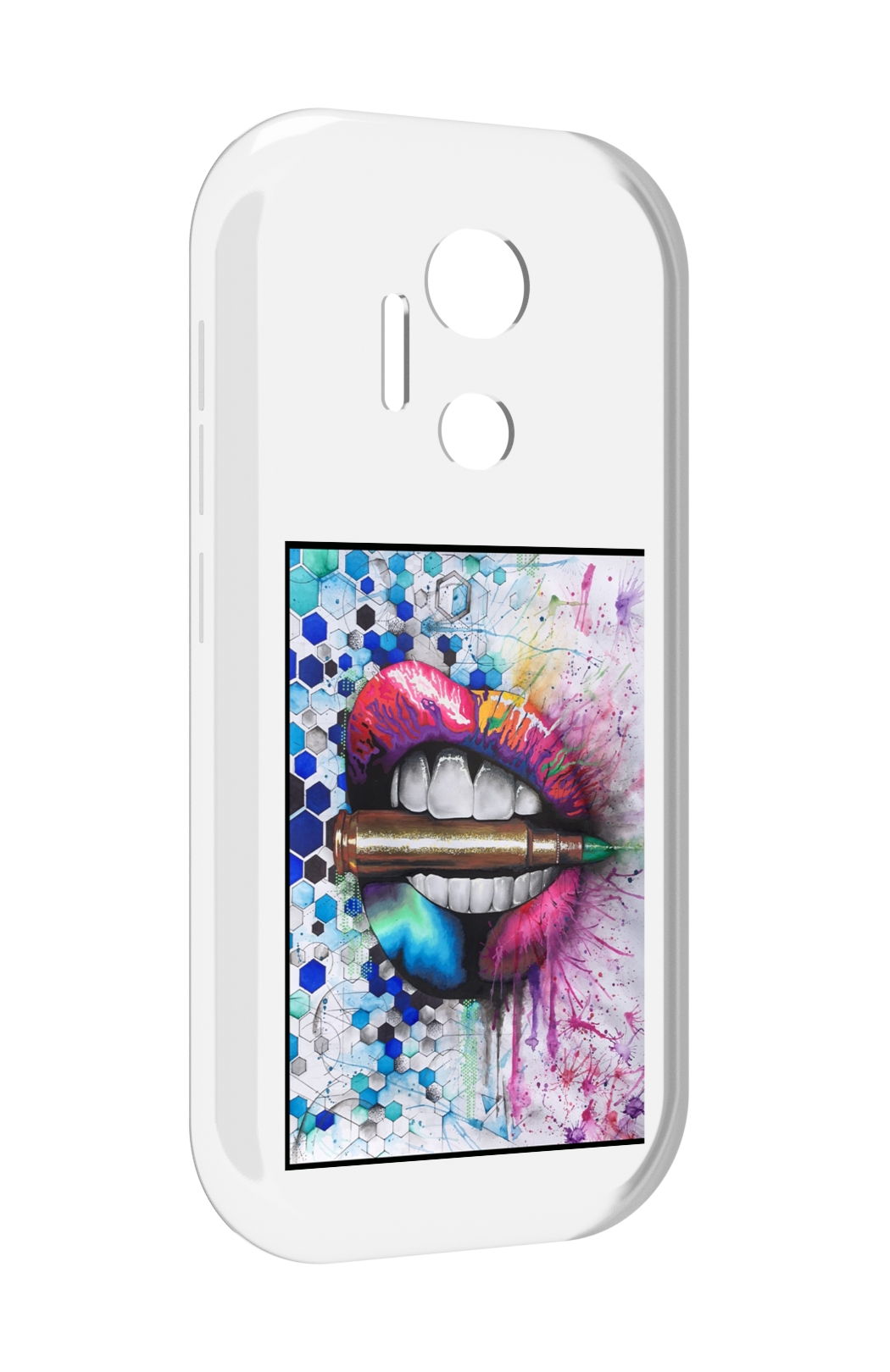

Чехол MyPads разноцветные губы с пулей для doogee x97 pro, Прозрачный, Tocco