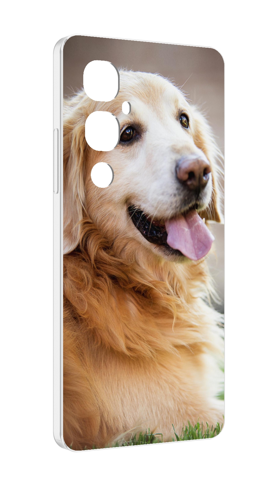 

Чехол MyPads золотистыи ретривер для Tecno Pova 4 Pro, Прозрачный, Tocco