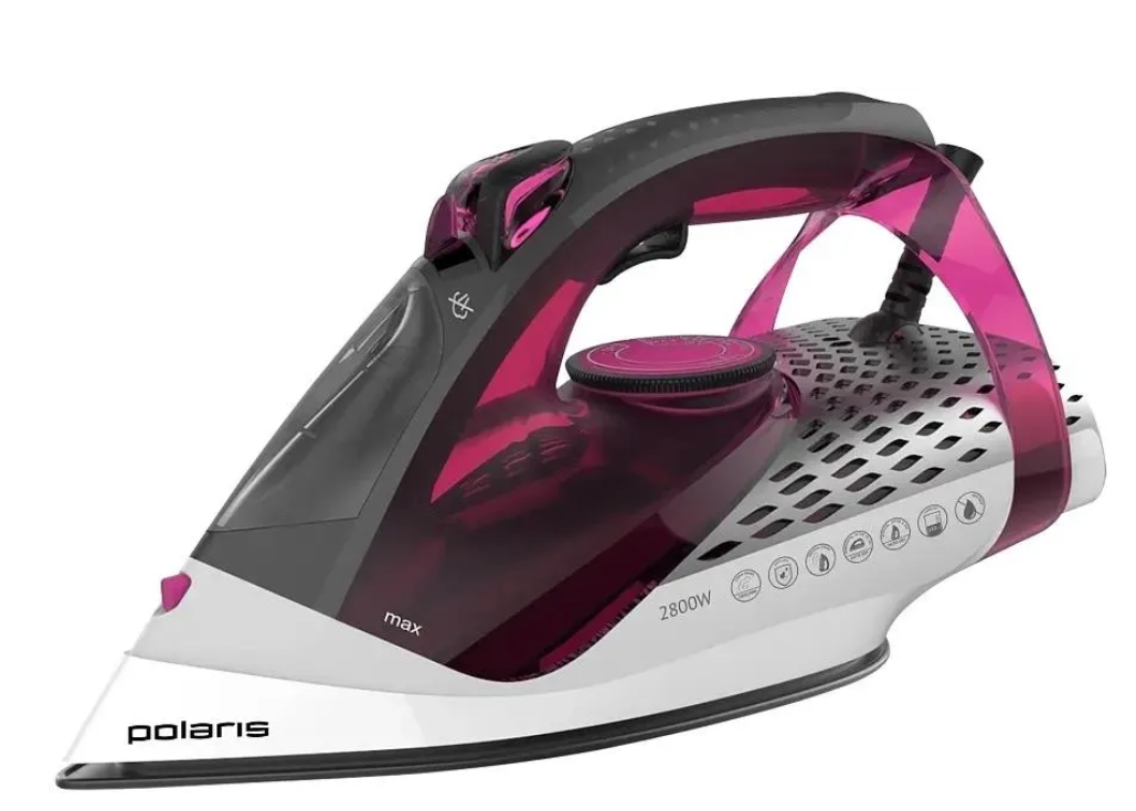 

Утюг Polaris PIR 2860AK 2800Вт розовый/черный, PIR 2860AK
