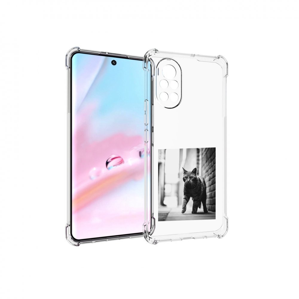 

Чехол MyPads Важный-кот для Huawei Nova 8 (ANG-LX1), Прозрачный, Tocco