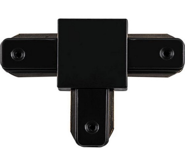 Т-образный коннектор для шинопровода FERON черный, LD1003 10333