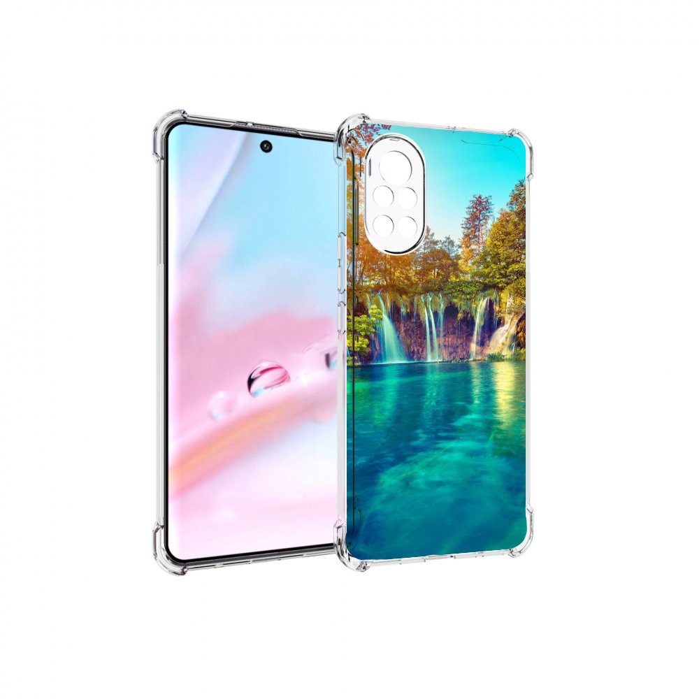 

Чехол MyPads Водапад-2 для Huawei Nova 8 (ANG-LX1), Прозрачный, Tocco