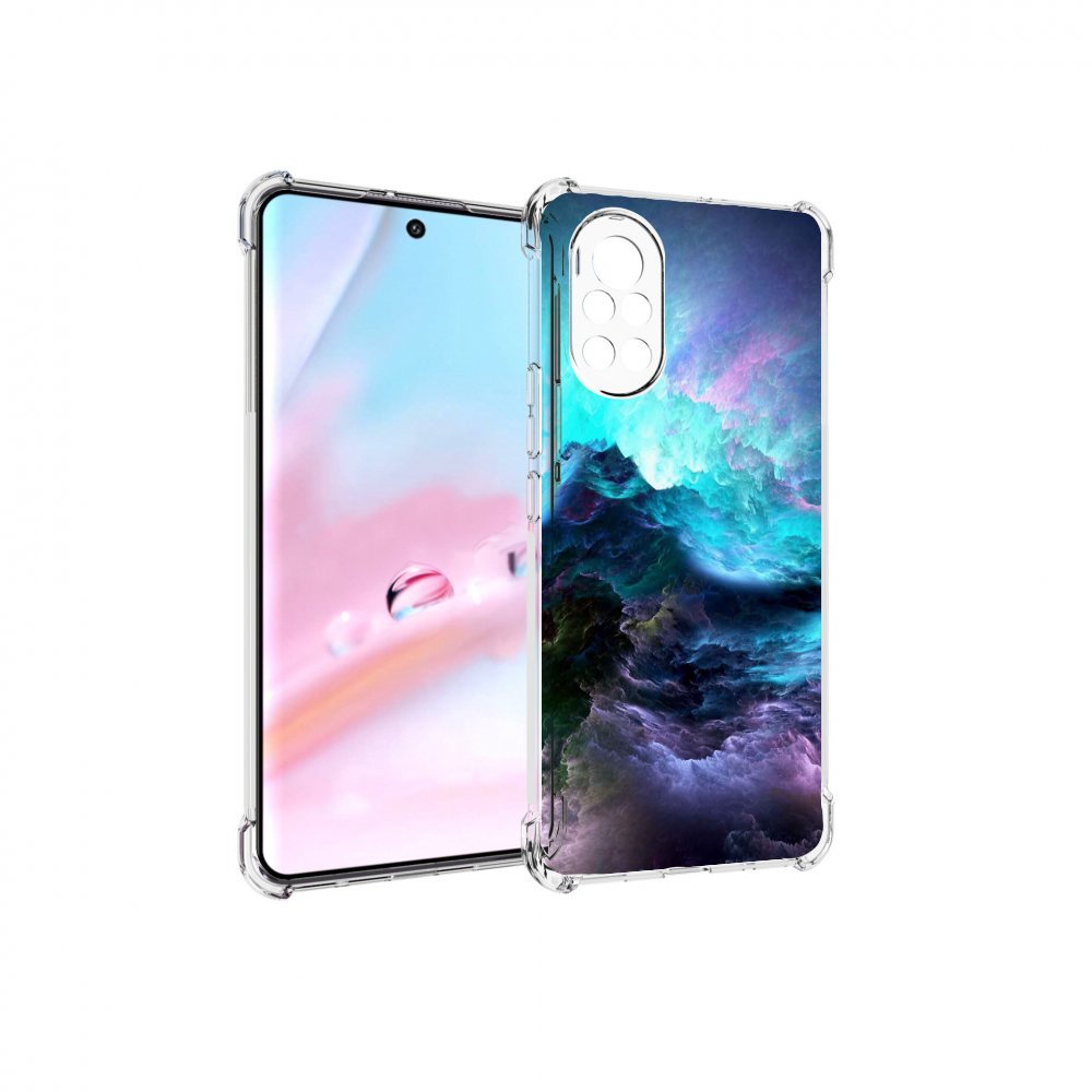 Чехол MyPads Волна для Huawei Nova 8 (ANG-LX1)