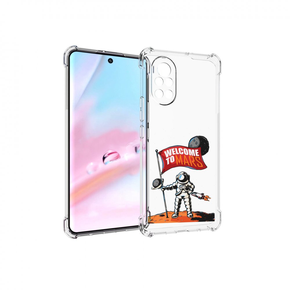 

Чехол MyPads Вэлком-Марс для Huawei Nova 8 (ANG-LX1), Прозрачный, Tocco