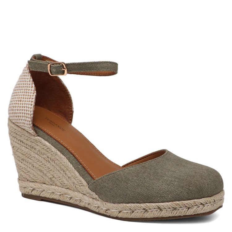 

Эспадрильи женские Tendance FR60-70 хаки 37 EU, FR60-70