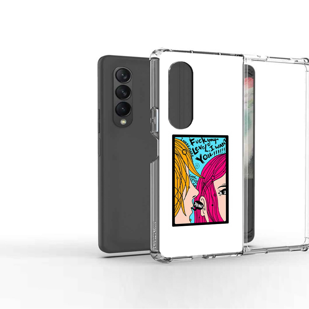 

Чехол MyPads Tocco для Samsung Galaxy Z Fold2 Выпьем, Прозрачный, Tocco