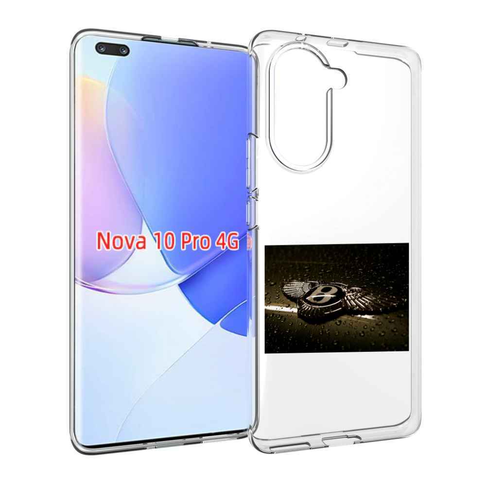Чехол MyPads бентли bentley 2 мужской для Huawei Nova 10 Pro противоударный