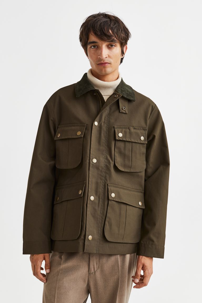 

Куртка мужская H&M 1075954001 хаки 2XL (доставка из-за рубежа), 1075954001
