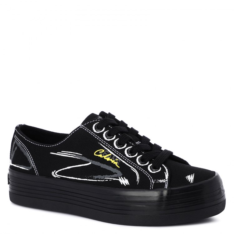 

Кеды женские Calvin Klein Jeans ZAFFIRO черные 35 EU, ZAFFIRO