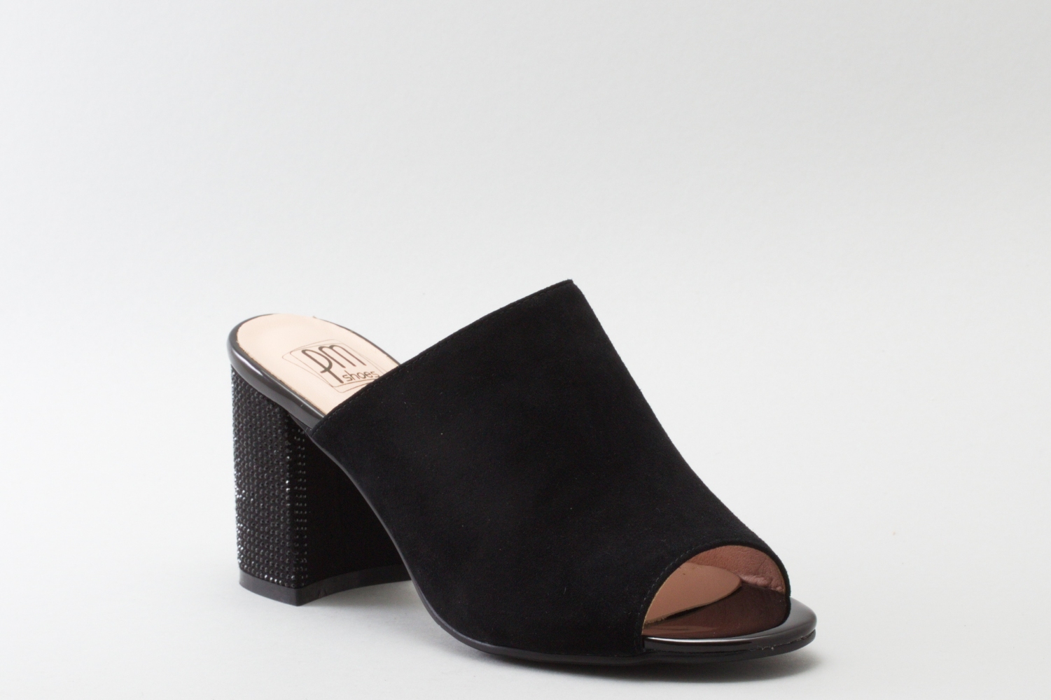 

Сабо женские PM SHOES 19-171715-148 черные 37 RU, 19-171715-148