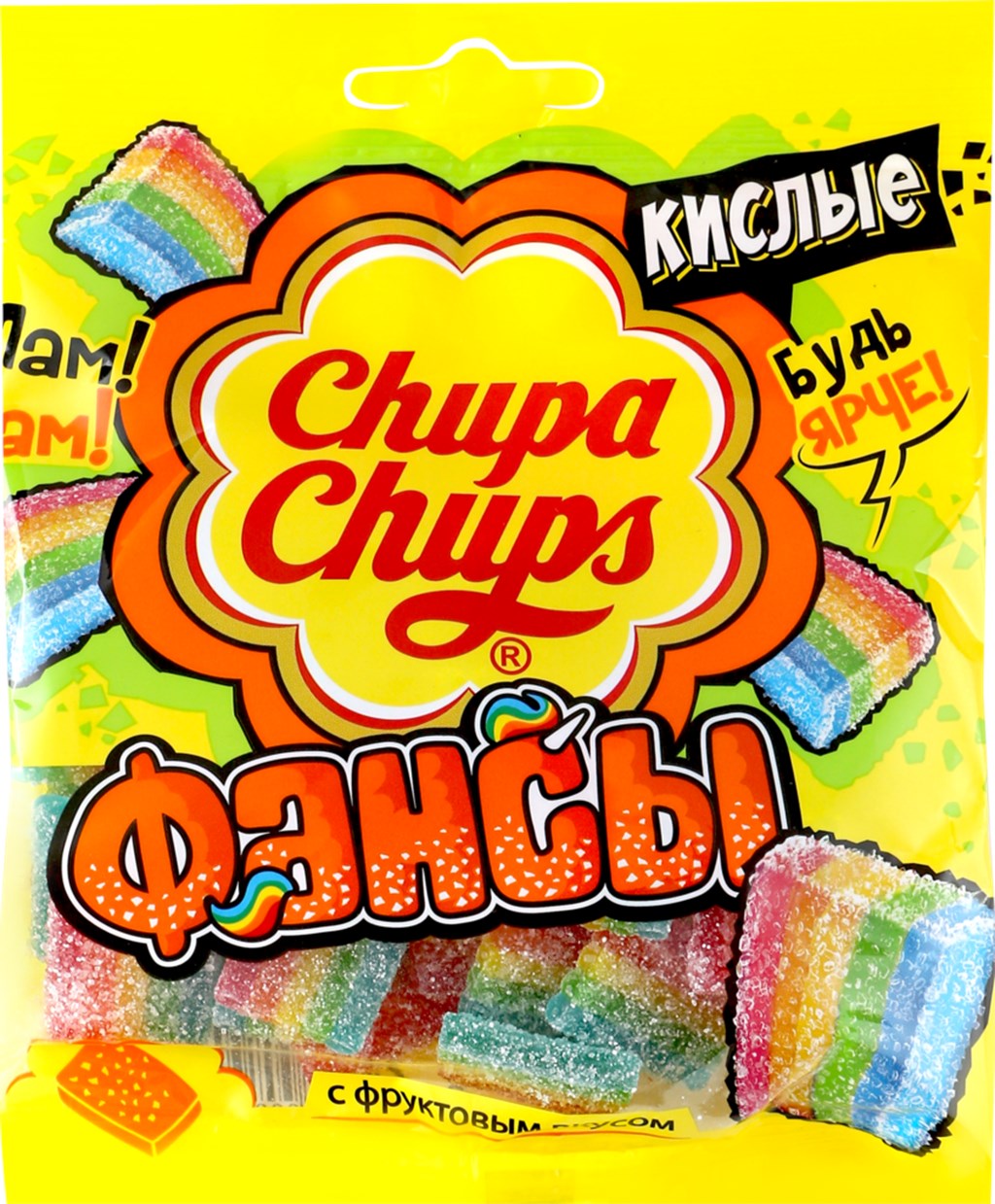 Chupa chups мармелад кислые Фансы 150г