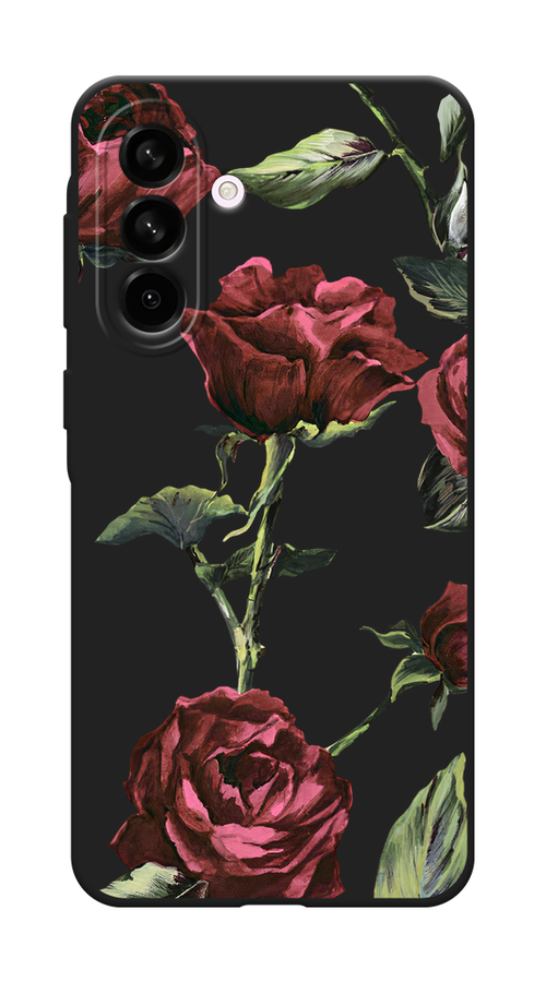 

Чехол Awog на Samsung Galaxy A56 5G "Бордовые розы фон", Бордовый, 2110852-1