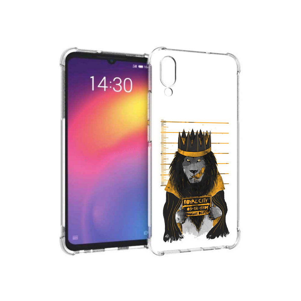 

Чехол MyPads Tocco для Meizu Note 9 лев в законе (PT134513.88.435), Прозрачный, Tocco